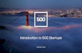 500 Startups corporate overview deck (2.23.2016)