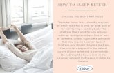 How to sleep better