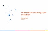 Server-Side Geo-Clustering Based on Geohash