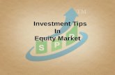 Latest investment tips in equity market sai proficient