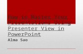 How to Master Your Presentations Using Presenter View in PowerPoint