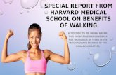Special Report From Harvard Medical School on Benefits of Walking
