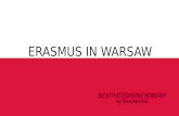 Erasmus in warsaw