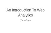 Introduction to Web Analytics - Zach Olsen Stukent Expert Session