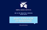 VDIS10019 2D & 3d Graphic Design - Basic Software for 3D Rendering