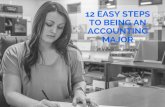 12 Easy Steps to Being an Accounting Major