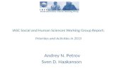 IASC Social and Human Sciences Working Group Presentation at IARPC-IASC Meeting - Andrey Petrov