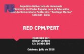 Alimar cordero RED DE PERT Y CPM