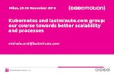 Kubernetes and lastminute.com: our course towards better scalability and processes