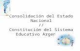 Estatalización del sistema educativo argentino