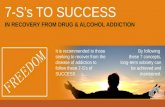 7-S's To Success in Addiction Recovery