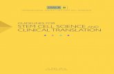ISSCR Guidelines for Stem Cell Science and Clinical Translation