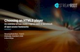 2016 Streaming Media West: Choosing an HTML5 Player