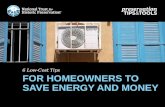 6 Low-Cost, Energy-Saving Tips for Homeowners