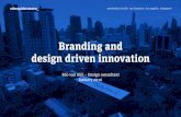 Branding and Design Driven Innovation