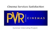 PVR Cinema Services Satisfaction ppt