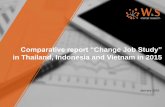 Comparative Report on Change Job Study in Thailand Indonesia and Vietnam in 2015