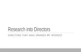 Research into directors