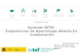 Aprende INTEF. Experiencias de Aprendizaje Abierto En Colaboración