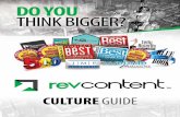 Revcontent Culture Guide