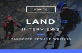 How to land more interviews