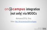 oncampus integration (not only) via MOOCs