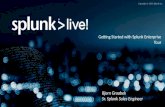 SplunkLive! London 2016 Getting started with Splunk