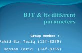 Bjt and its differnet parameters