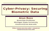 Cyber-Privacy: Securing Biometric Data