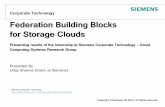 Federation Building Blocks for Storage Clouds