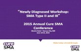 “Newly Diagnosed Workshop: SMA Type II and III” 2015 Annual ...