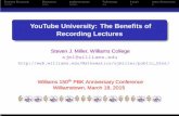 YouTube University: The Benefits of Recording Lectures