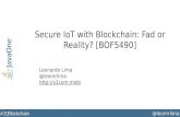 Secure IoT with Blockchain: Fad or Reality? [BOF5490]
