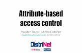 Attribute based access control