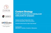 Content strategy webinar: Maturing your Social Media for Synagogues