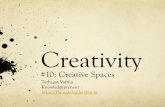 Lecture 10: Creative Spaces