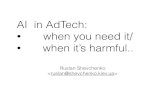 AI in AdTech by Ruslan Shevchenko  Tech Hangout #6