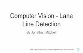 Computer vision lane line detection
