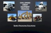 Challenged Credit Business Equipment Financing