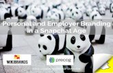 Personal & Employer Branding in a Snapchat Age