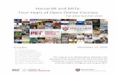 HarvardX and MITx: Four Years of Open Online courses. Fall 2012-Summer 2016
