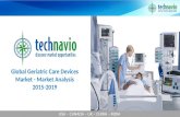 Global Geriatric Care Devices Market - Market Analysis 2015-2019