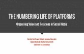 The Numbering Life of Platforms. Organising Value and Relations in Social Media.