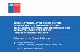 Mobilising support and resources for infrastructures strategies - "Logros y desafios en Chile"  - Jocelyn Fernandez, Chile