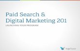 Paid Search & Digital Marketing 201