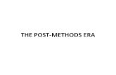 The post methods era pdf