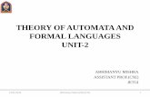 Theory of Automata and formal languages unit 2