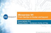 Microservices 101: From DevOps to Docker and beyond