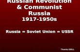 Communist USSR - Economy and Social Changes