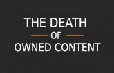The Death of Owned Content - Kipp Bodnar, CMO if HubSpot